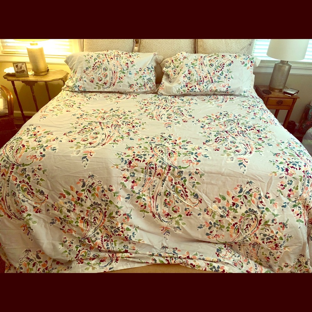 KING Duvet with shams